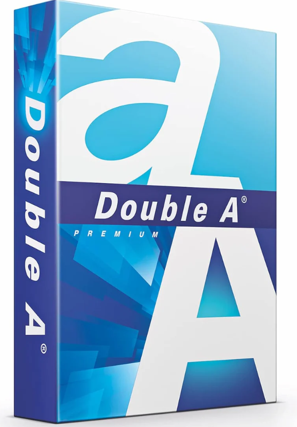 Double A A4 Size Paper – 70 GSM, 500 Sheets per Ream (Imported from Thailand)